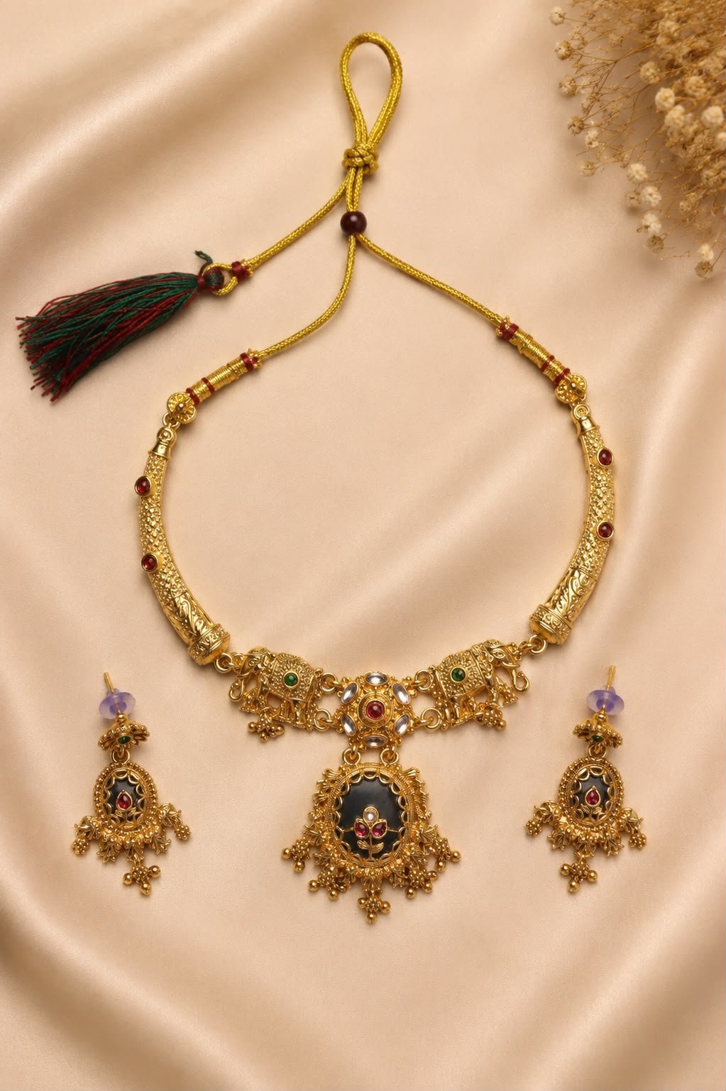 Heritage Gaja Kundan Set