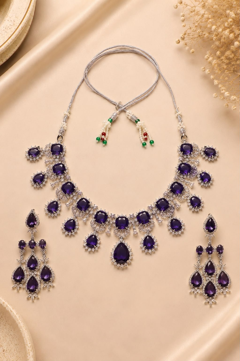 Midnight Bloom Diamond Set
